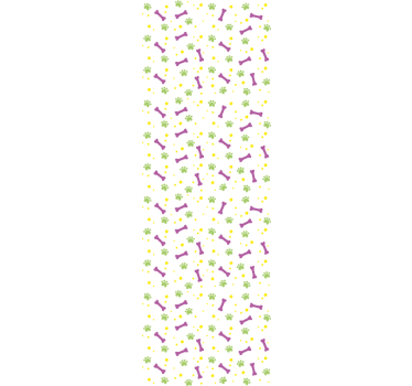 Floral Instrument Pattern bedroom wallpaper - TenStickers