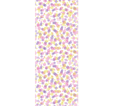 Multicolored Dots polka dot wallpaper - TenStickers