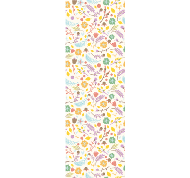 Botanical Garden leaf wallpaper - TenStickers
