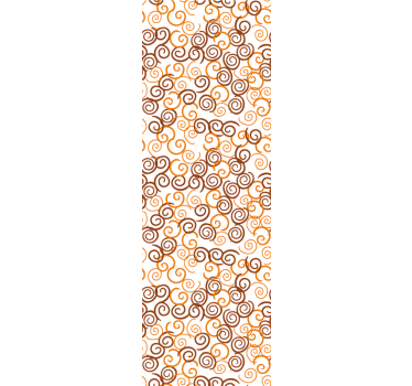 Spiral Swirls Pattern shapes wallpaper - TenStickers