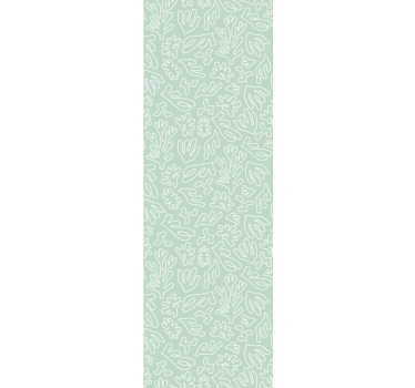 Coral Reef Motif leaf wallpaper - TenStickers