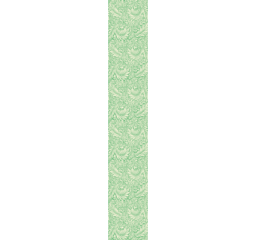 Green foliage pattern leaf wallpaper - TenStickers
