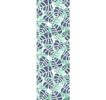 Monstera Mosaic leaf wallpaper - TenStickers