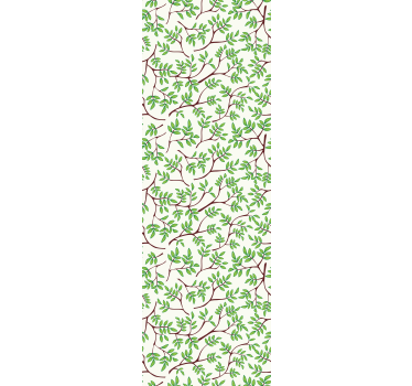 Botanical Branches leaf wallpaper - TenStickers