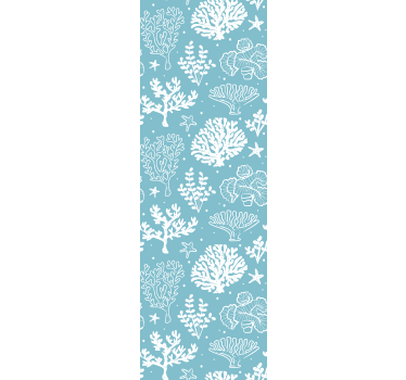Underwater Botanicals fish wallpaper - TenStickers