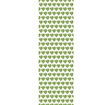 Betel leaf vector seamless pattern green Lounge wallpaper - TenStickers