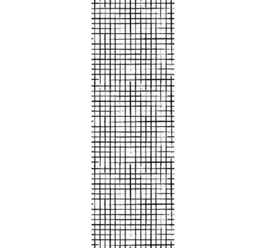 Grid Pattern geometric wallpaper - TenStickers