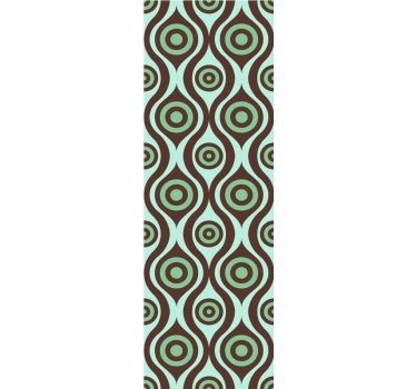 Circles Pattern geometric wallpaper - TenStickers