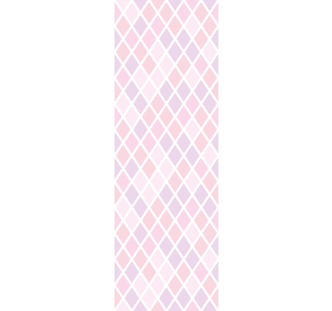 Soft Diamond Grid square wallpaper - TenStickers
