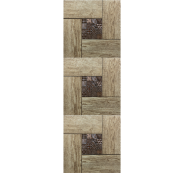 Imitation Wood Panels wood effect wallpaper - TenStickers