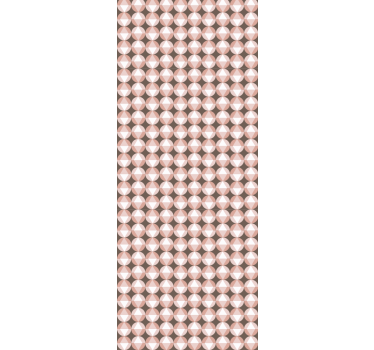 Beige patterned motif polka dot wallpaper - TenStickers
