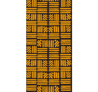 African style  golden art  cool abstract wallpaper - TenStickers
