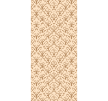 Elegant fan motif office wallpaper - TenStickers