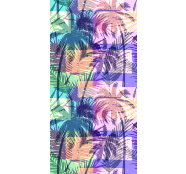 Vintage palm laves tree wallpaper - TenStickers
