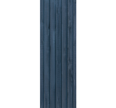 Textured blue panels wood effect wallpaper - TenStickers
