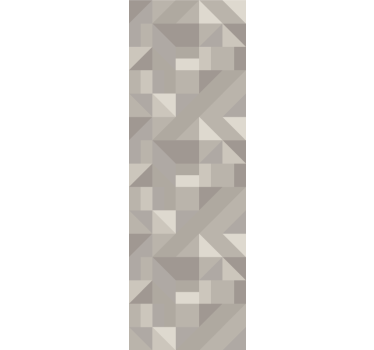 Geometric wallpaper in soft beige tones - TenStickers