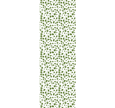 Green creepers motif leaf wallpaper - TenStickers