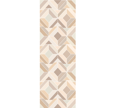 Shapes wallpaper in beige layered design - TenStickers