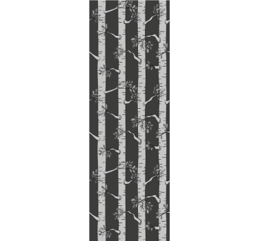 Elegant birch forest tree wallpaper - TenStickers