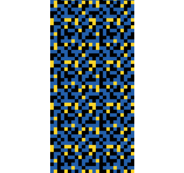 80's video games pattern Square pattern wallpaper - TenStickers