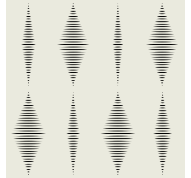 Rabaul Ikat shapes wallpaper - TenStickers
