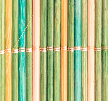 Bamboo Textured Surface wood effect wallpaper - TenStickers