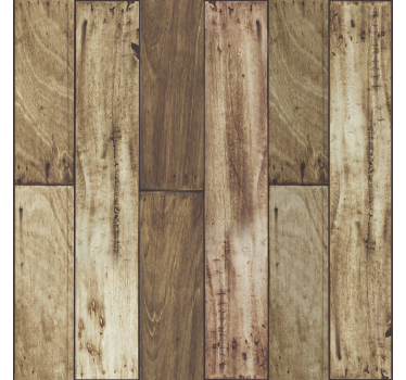 Wood effect wallpaper textured planks - TenStickers