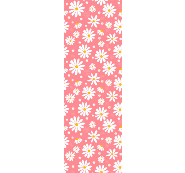 Daisy flowers Bedroom Wallpaper - TenStickers