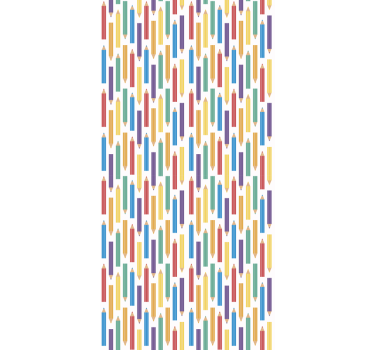 Crayon Kids Wallpaper - TenStickers