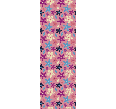 Vibrant botanical composition master bedroom wallpaper - TenStickers