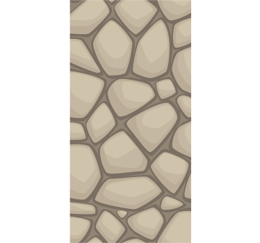 Natural stone beige Textured Wallpaper - TenStickers