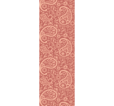 Paisley Pattern Bedroom Wallpaper - TenStickers