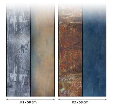 Winter Landscape Textured Wallpaper - TenStickers