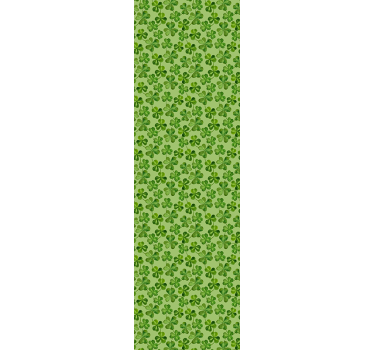 Leaf clover pattern Wallpaper - TenStickers