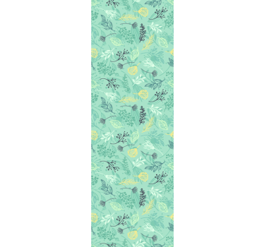Flowers green colours Nature Wallpaper - TenStickers
