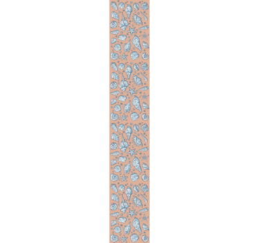 Seashell and Starfish fish wallpaper - TenStickers