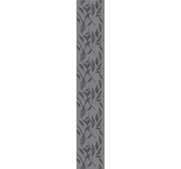 Gray simple pattern leaf wallpaper - TenStickers