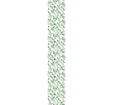 Delicate greenery pattern leaf wallpaper - TenStickers