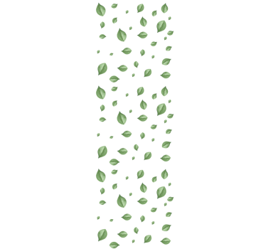 Scattered Leaves Pattern leaf wallpaper - TenStickers