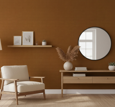 Bedroom wallpaper japandi style fabric design - TenStickers