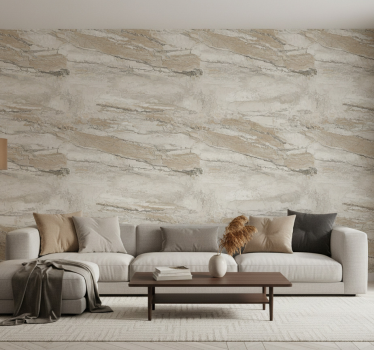 Beige wallpaper cold smooth texture - TenStickers