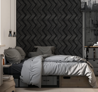 black steel stripes  Teens wallpaper - TenStickers