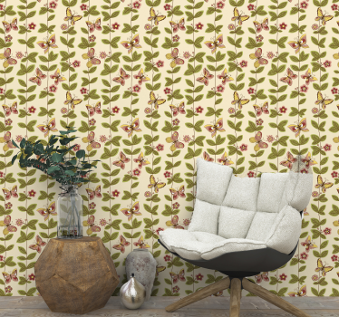 Butterflies Nature Wallpaper - TenStickers