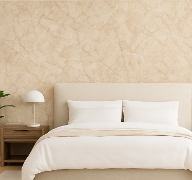 Master bedroom wallpaper light marble pattern - TenStickers