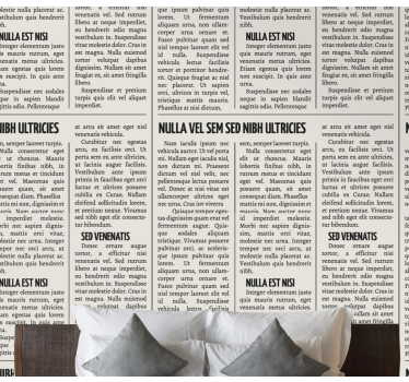 Newspaper design Retro Wallpaper - TenStickers