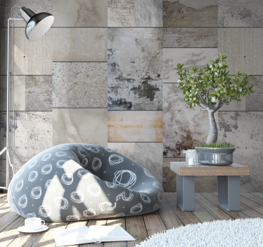Old Stone Textured Wallpaper - TenStickers