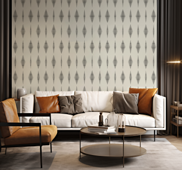 Rabaul Ikat shapes wallpaper - TenStickers
