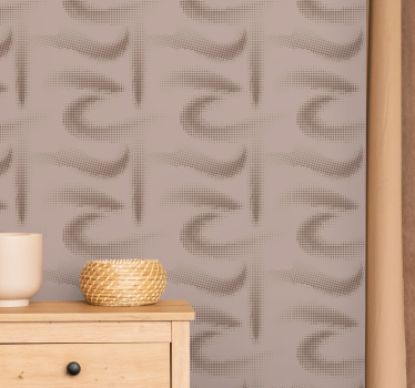 Scandinavian design dotted patterns Wallpaper for bedroom - TenStickers