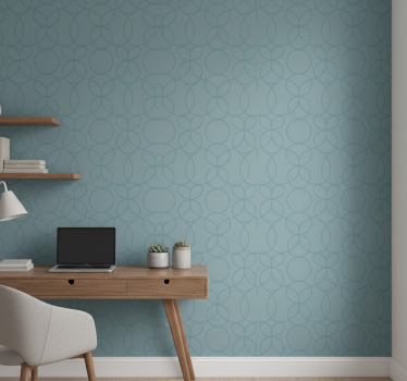 Sea color office wallpaper - TenStickers