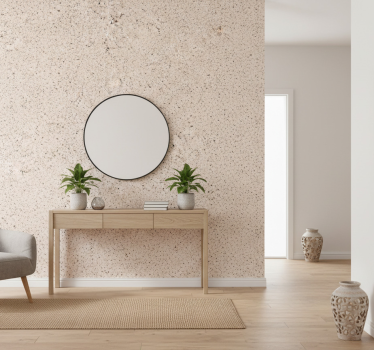 Stone effect wallpaper beige granite look - TenStickers